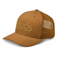 Trucker Hat - Tan Logo