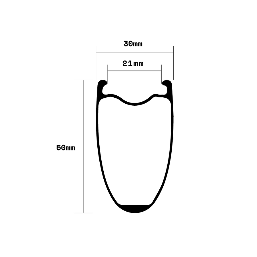 aéras 50 700c wheelset