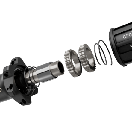 Logos open architecture floating star ratchet hub