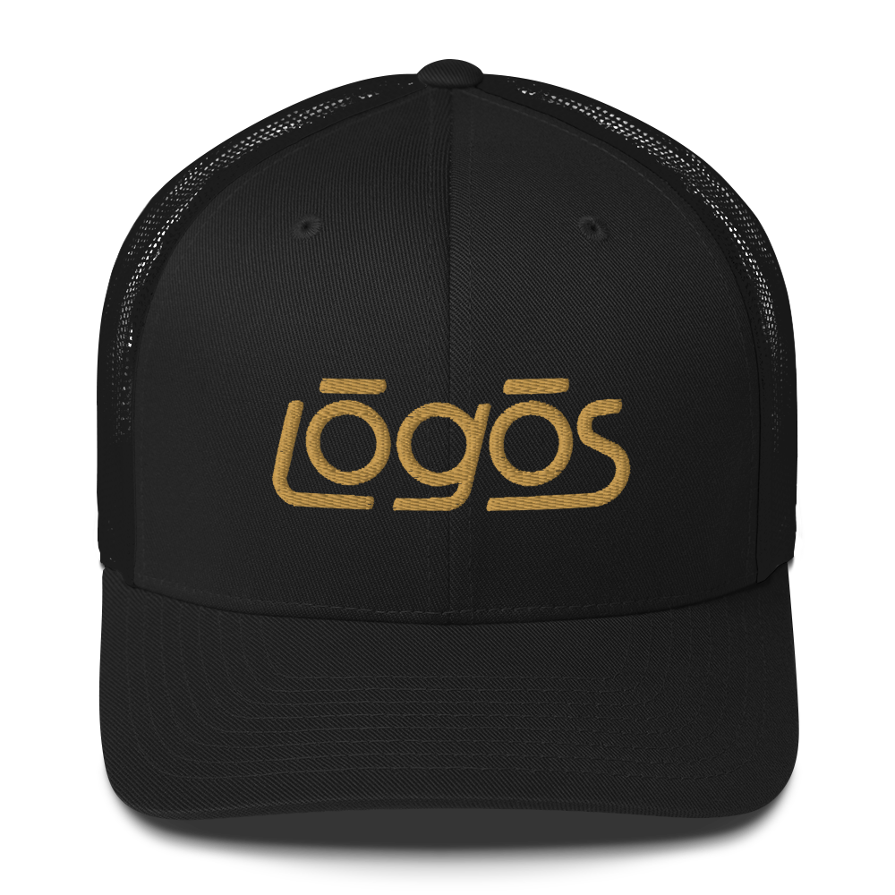 Trucker Hat - Tan Logo