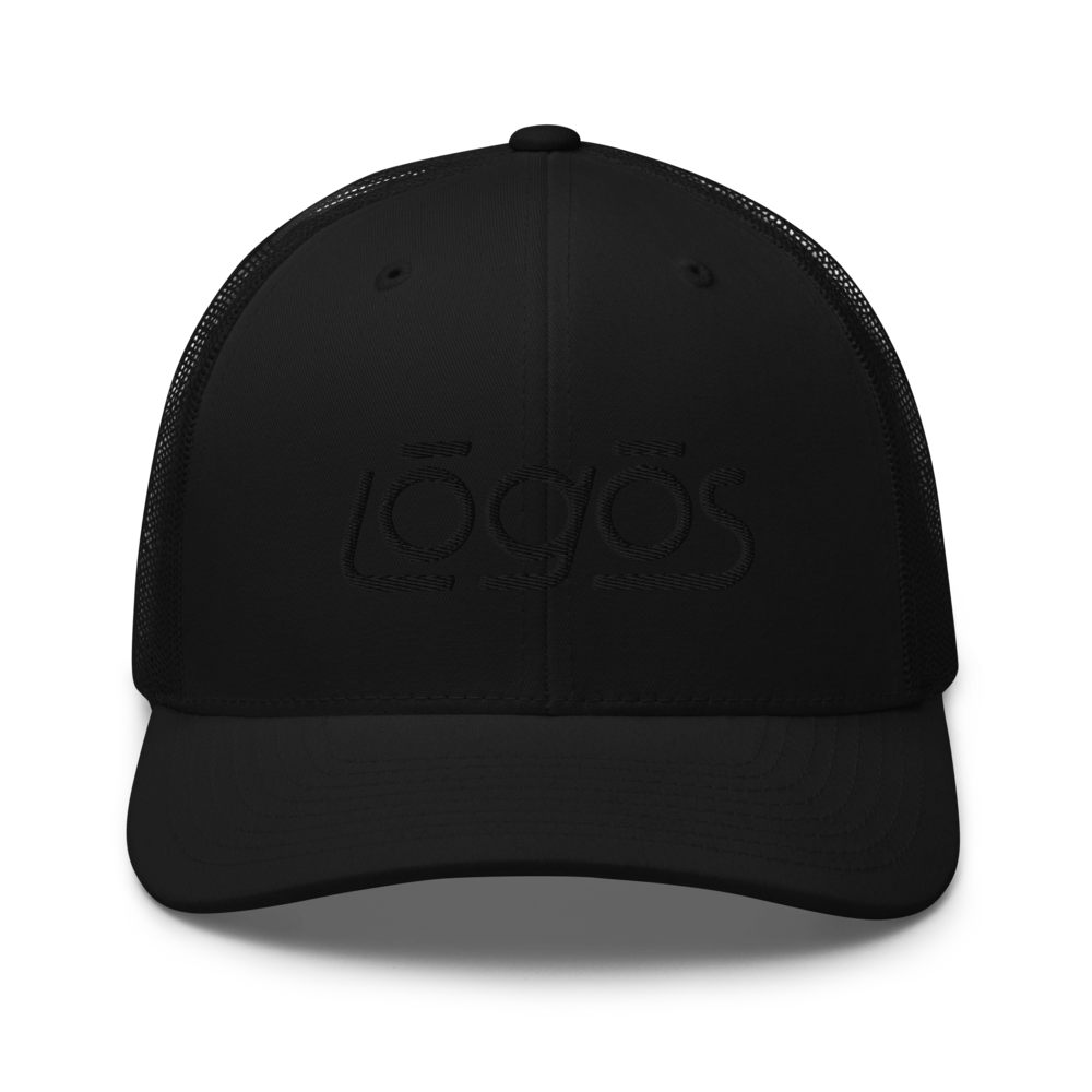 Trucker Hat - Black Logo