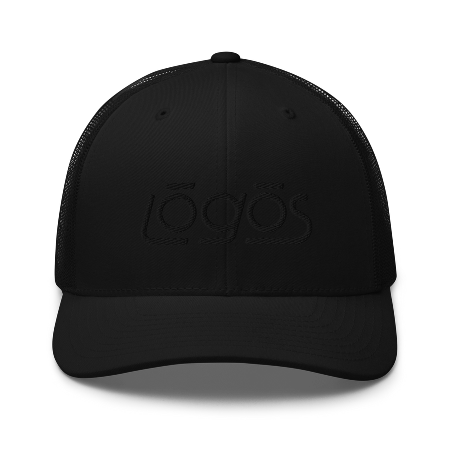 Trucker Hat - Black Logo