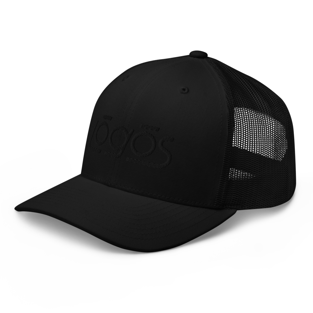Trucker Hat - Black Logo