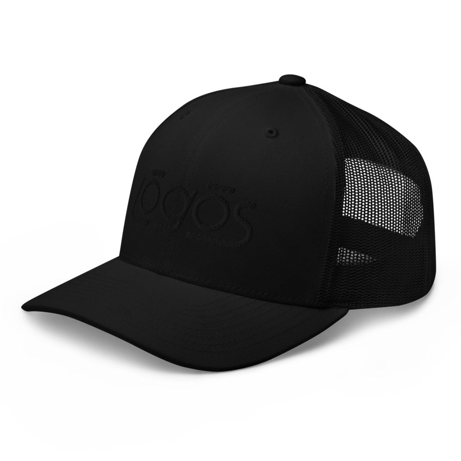 Trucker Hat - Black Logo